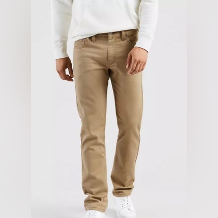 Levi’s 511 All Season Tech Slim Fit Khaki Jeans Size 33/30